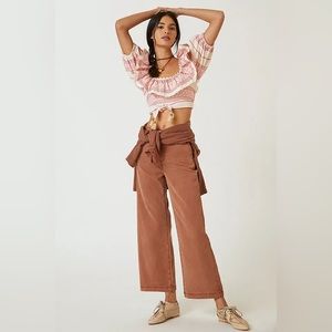 Paige Carly High-Rise Wide Leg Jean Size 25